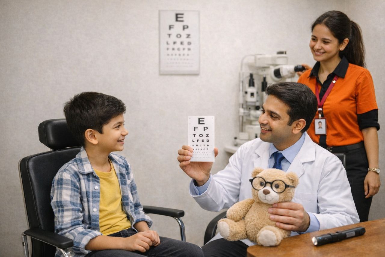 Best Pediatric Eye Specialist in Raipur for Kids Eye Care